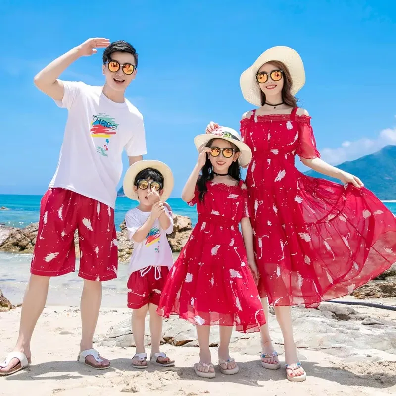 Summer Clothing Looks - Tampilan Liburan Liburan Pakaian Keluarga Yang