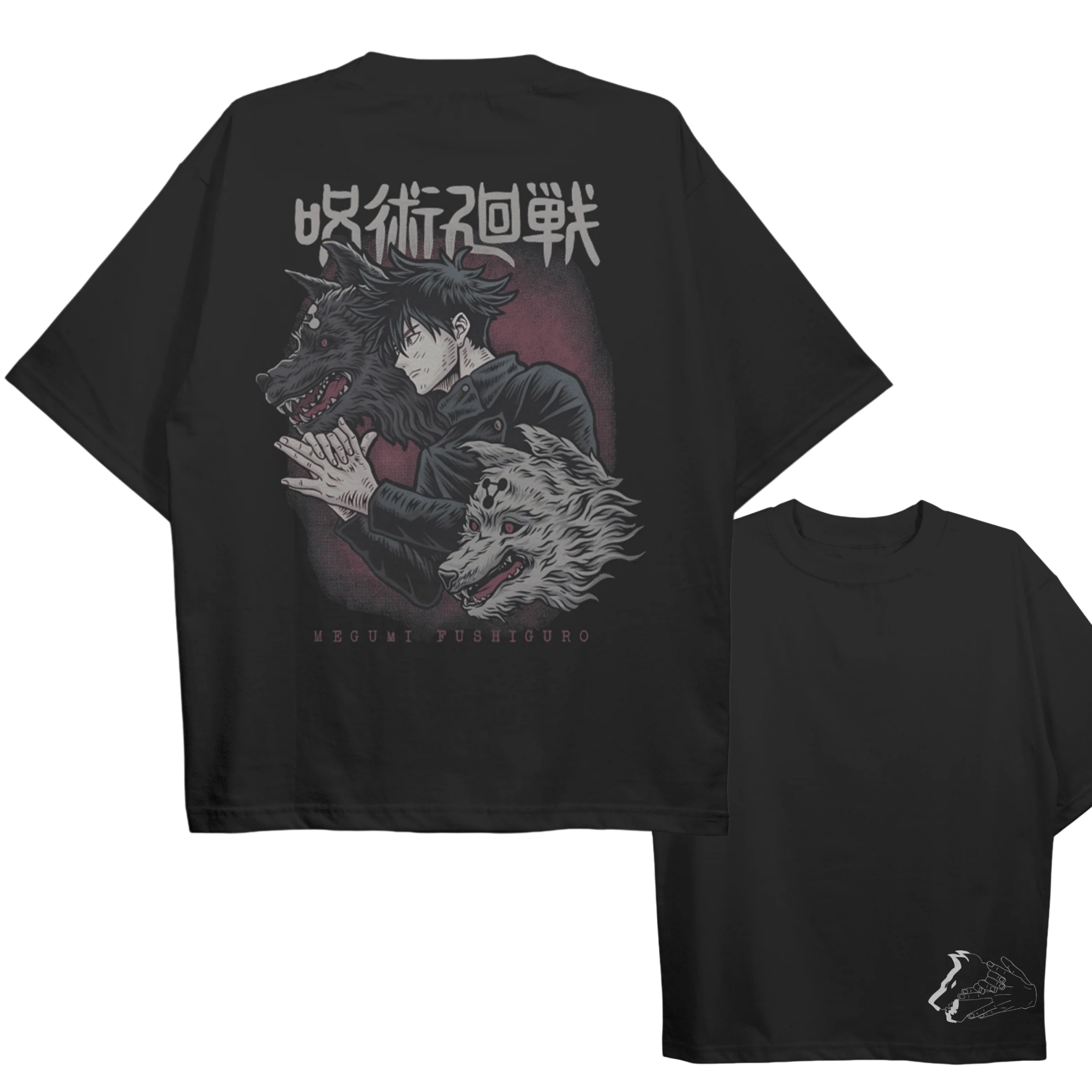 Summer Dog Clothing - Kaus Grafis Anime Jujitsu Kaisen Megumi