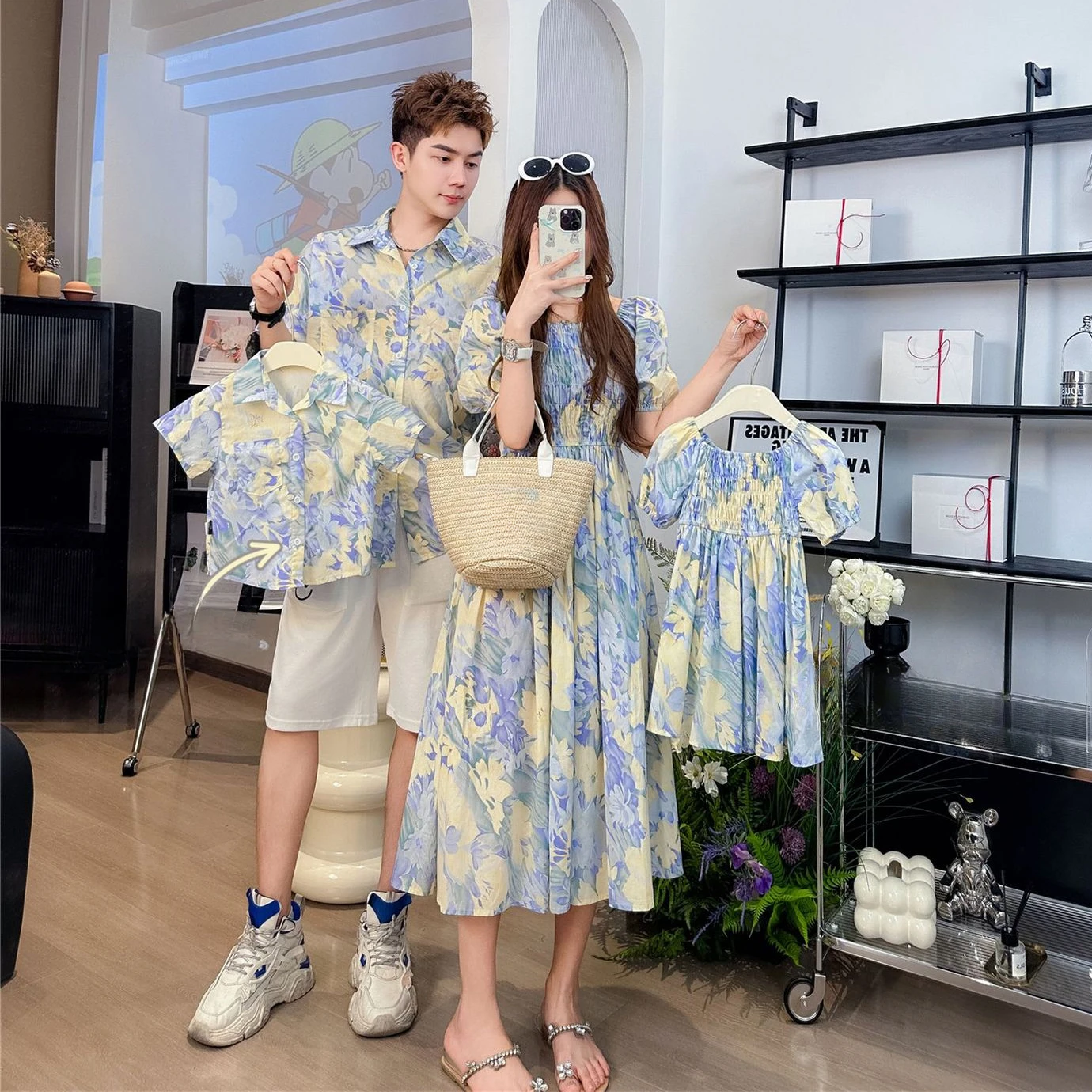 Summer Clothing Looks - Pakaian Serasi Keluarga untuk Liburan, Gaun