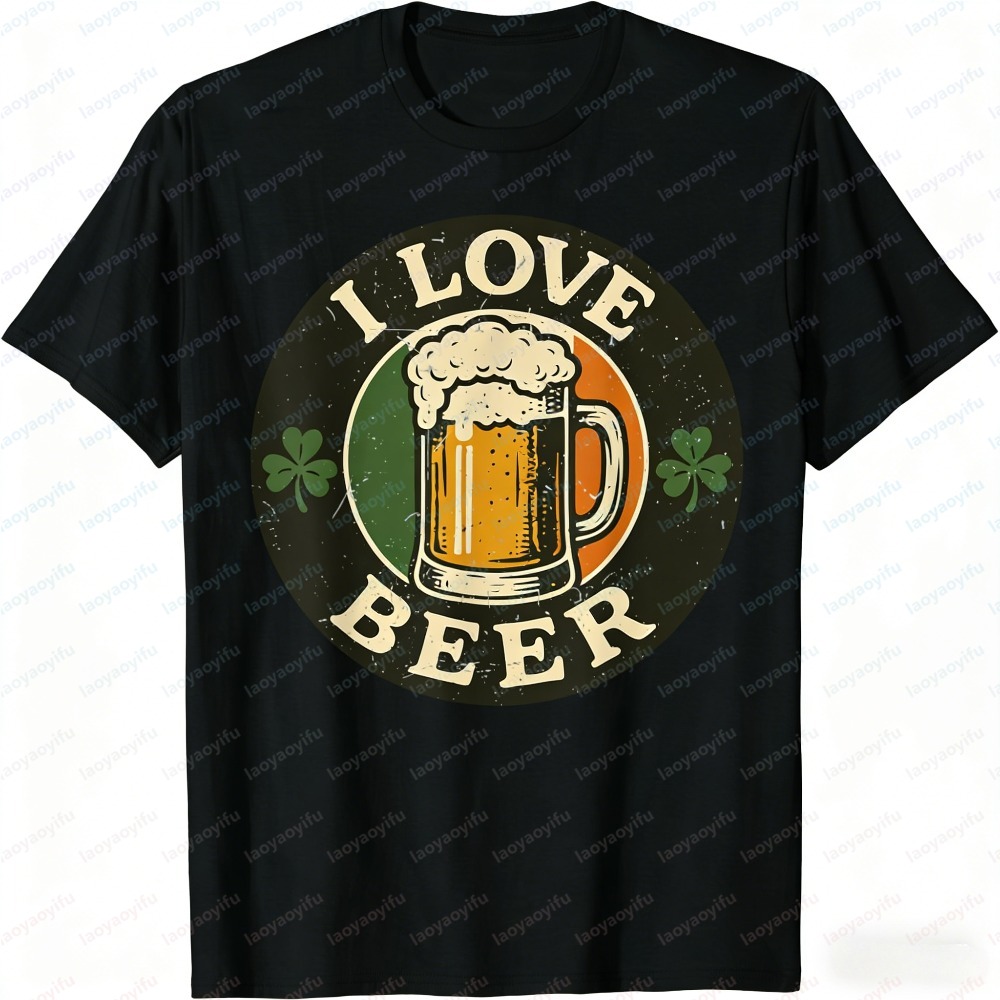 Ireland Summer Clothing - Pakaian Pria I Love Beer St