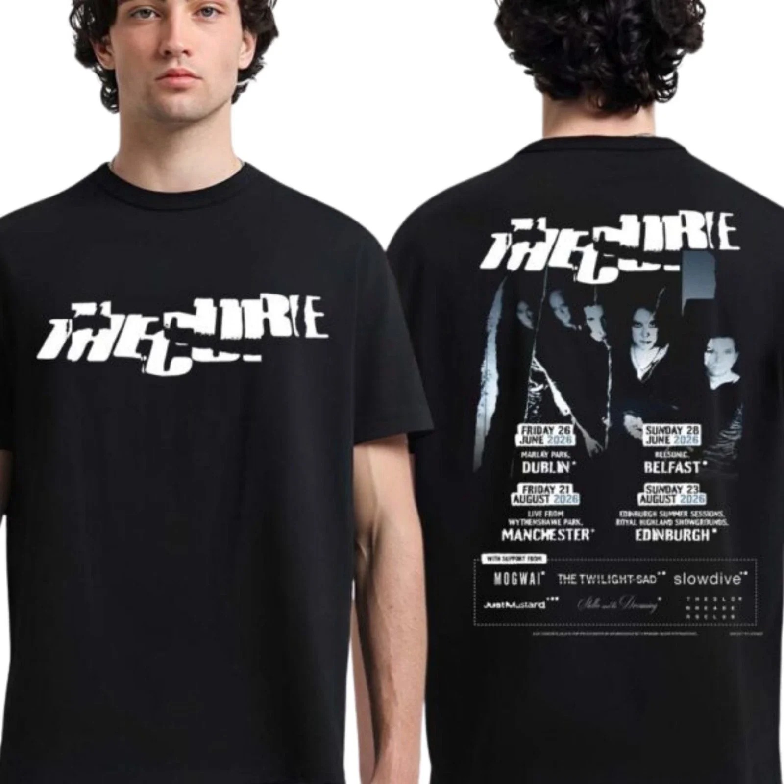 Ireland Summer Clothing - Kaos Grafis Jadwal Tur The Cure