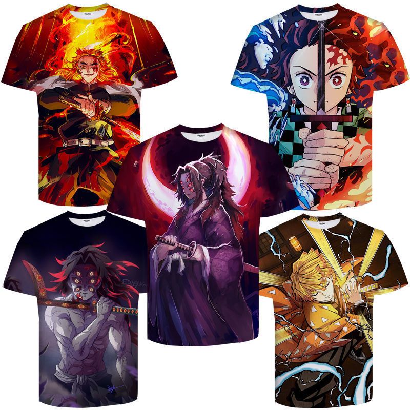 Summer Clothing Names - Kaos 3D Print Bernapas Cepat Kering