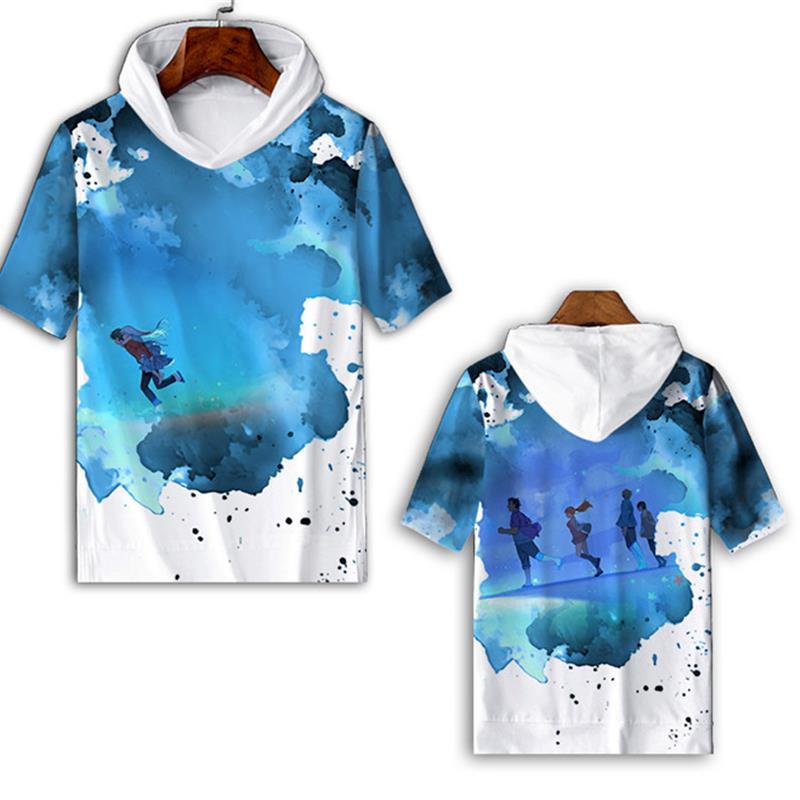 Summer Clothing Names - Kaos Oblong Pria Motif Bunga Tanpa