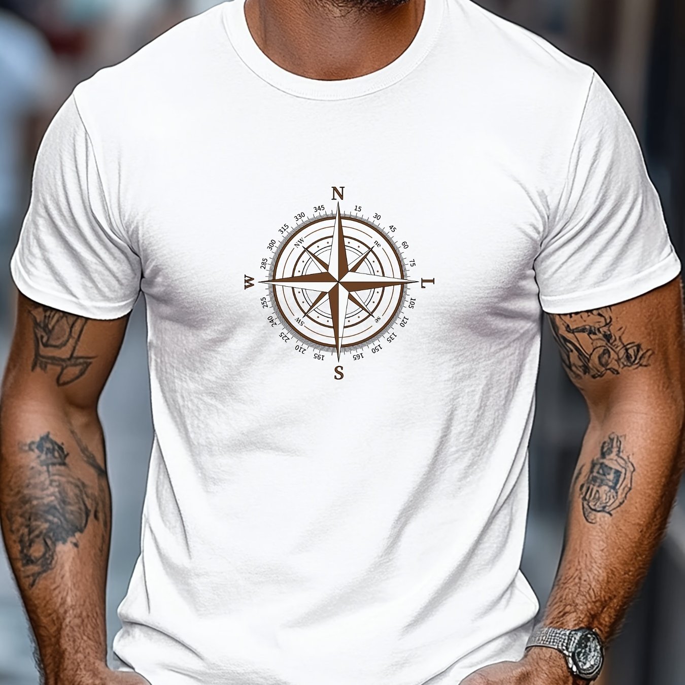 Summer Rose Clothing - Kaos Pria Lengan Pendek Kasual Warna