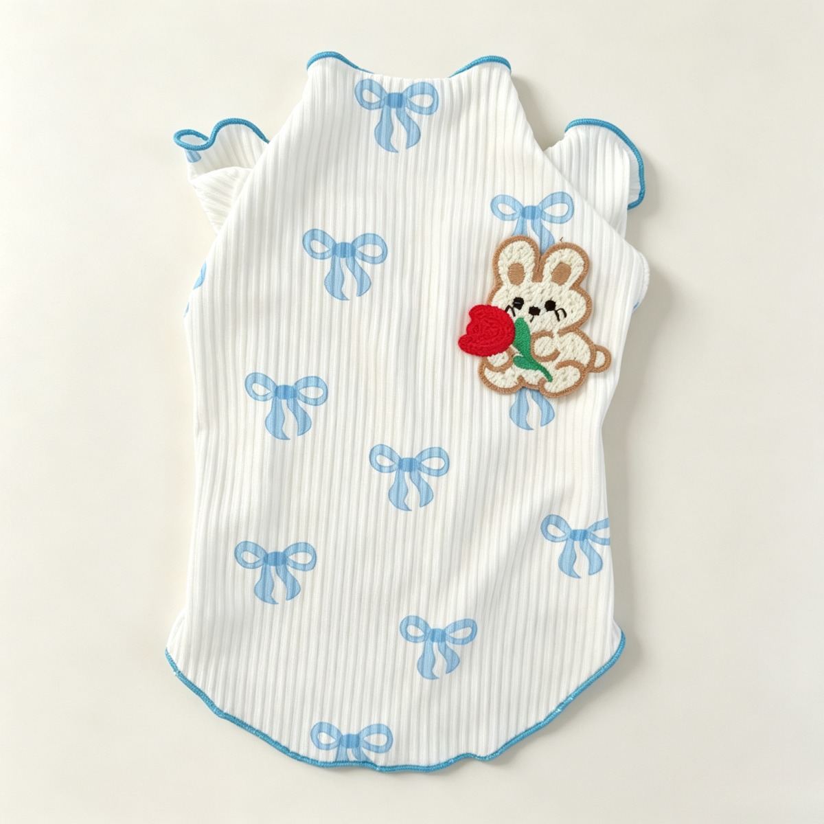Summer Dog Clothing - 1 Buah Kaus Anjing Kucing Pakaian