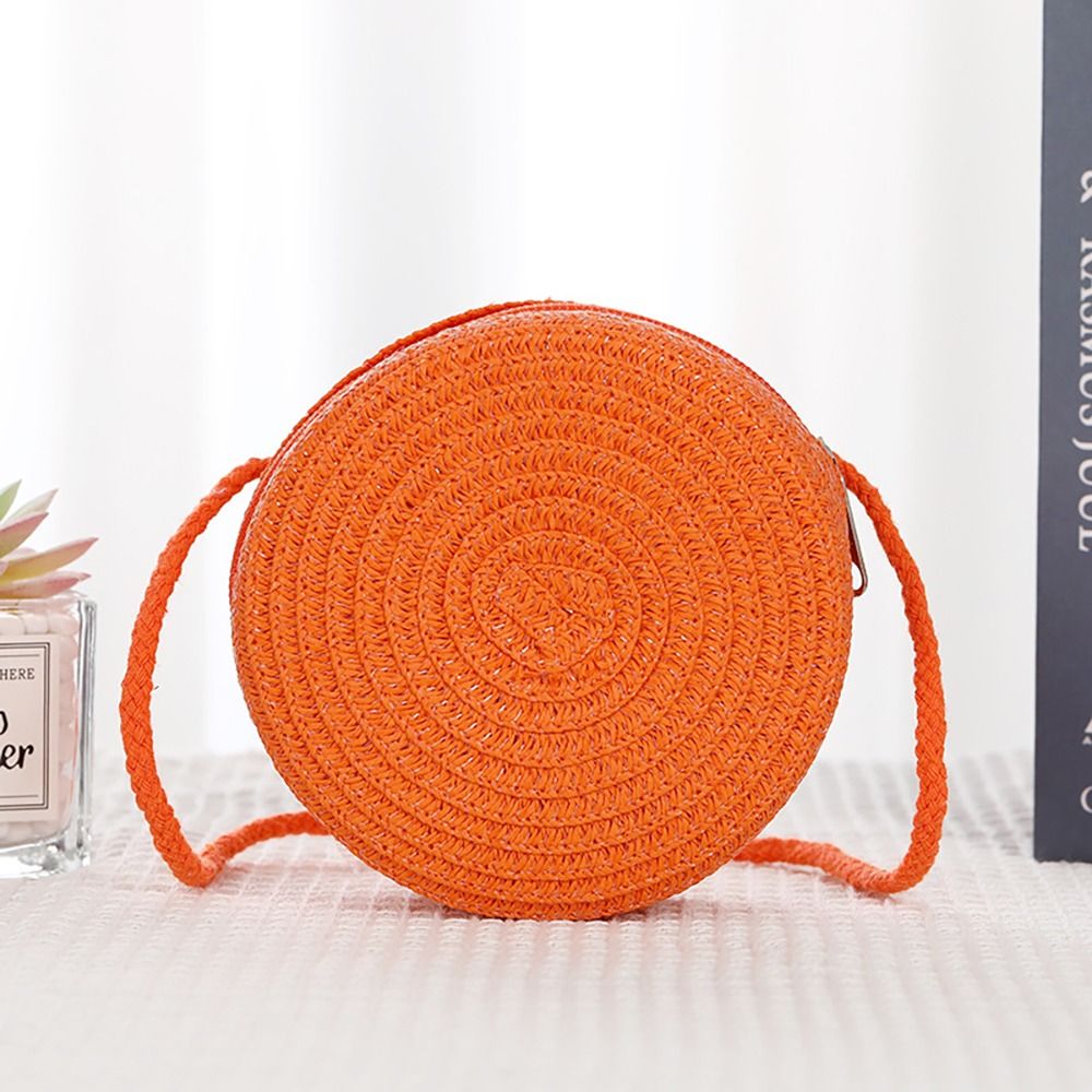 Beach Bag Straw - Tas Jerami Fashion Bentuk Kerang Buatan