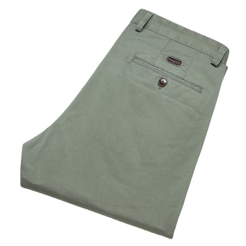 Summer Green Clothing - Celana Kasual Katun 97% Pakaian Musim