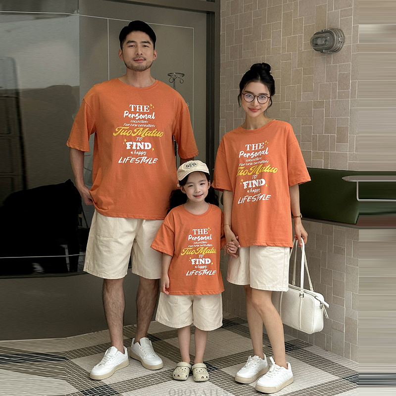 Summer Clothing Looks - Set Pakaian Anak-anak Ayah Ibu Musim