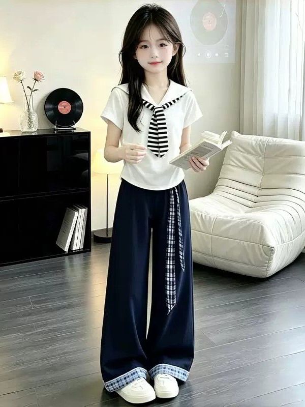 Summer Clothing Old Navy - Setelan Baju Anak Perempuan Musim Panas,