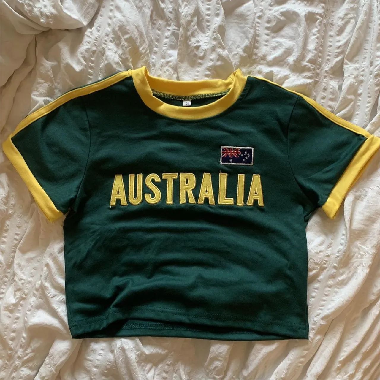 Summer Clothing Women Australia - Kaus hijau musim panas wanita, atasan
