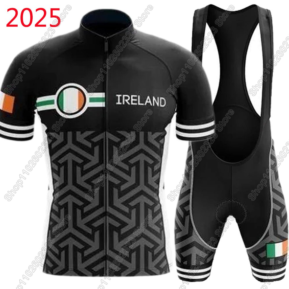 Ireland Summer Clothing - Jersey Sepeda Tim Nasional Irlandia 2025