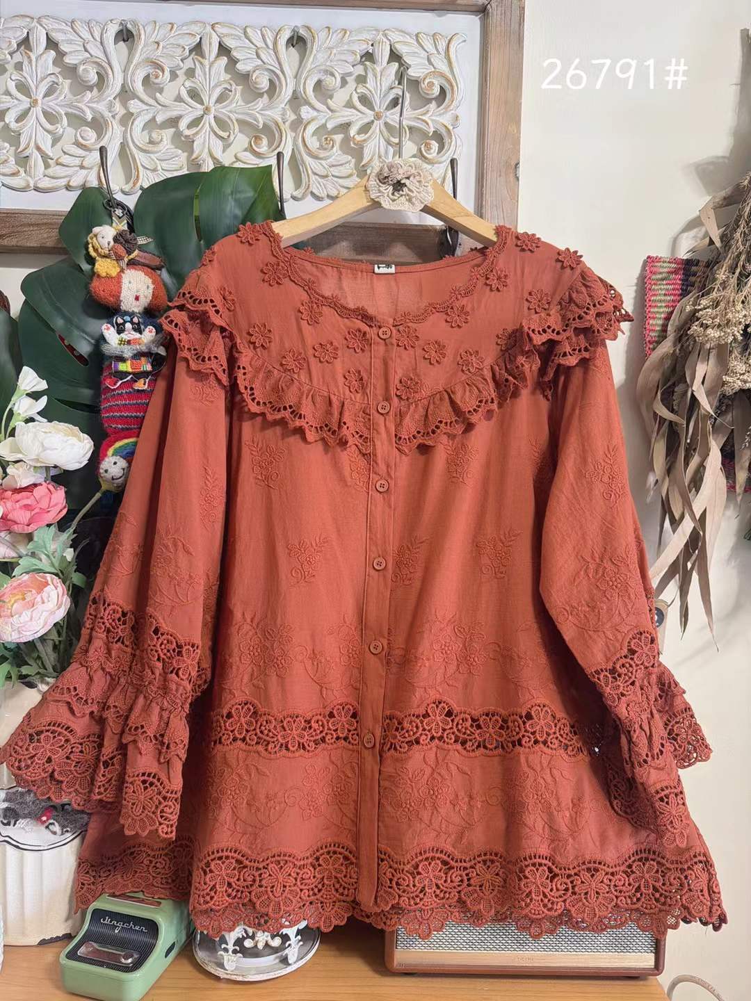 2026 Blus wanita cantik gaya m - Japan Summer Clothing Women ulasan dan harga