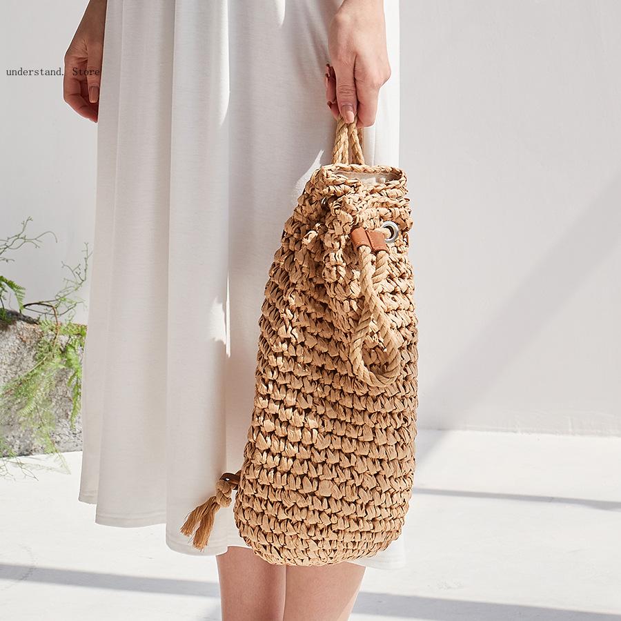 Tas Pantai Anyaman Rotan Rafia - Beach Bag Straw ulasan dan harga