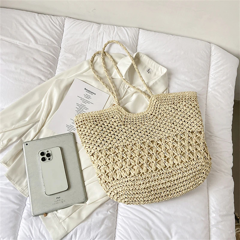 Tas Anyaman Jerami Desain Kasu - Beach Bag Straw ulasan dan harga