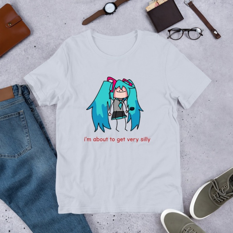 Kaus Hatsune Miku Kartun Lucu  - Japan Summer Clothing Women ulasan dan harga