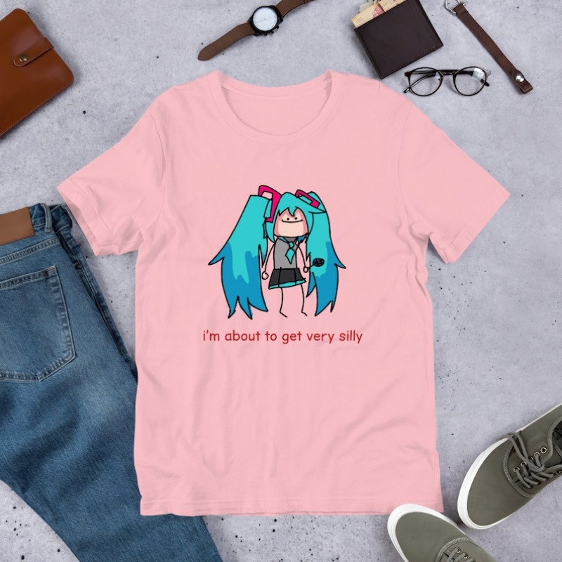 Kaus Hatsune Miku Kartun Lucu  - Japan Summer Clothing Women ulasan dan harga