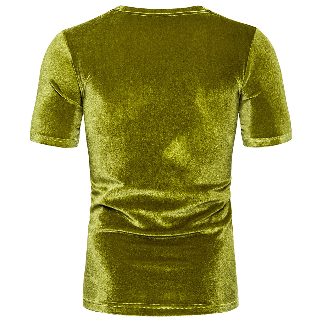 Kaus Beludru Pria High Street  - Summer Clothing Colors 2026 ulasan dan harga