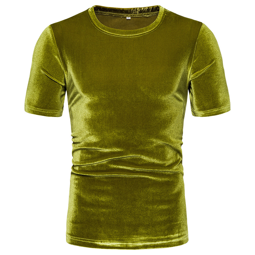 Kaus Beludru Pria High Street  - Summer Clothing Colors 2026 ulasan dan harga