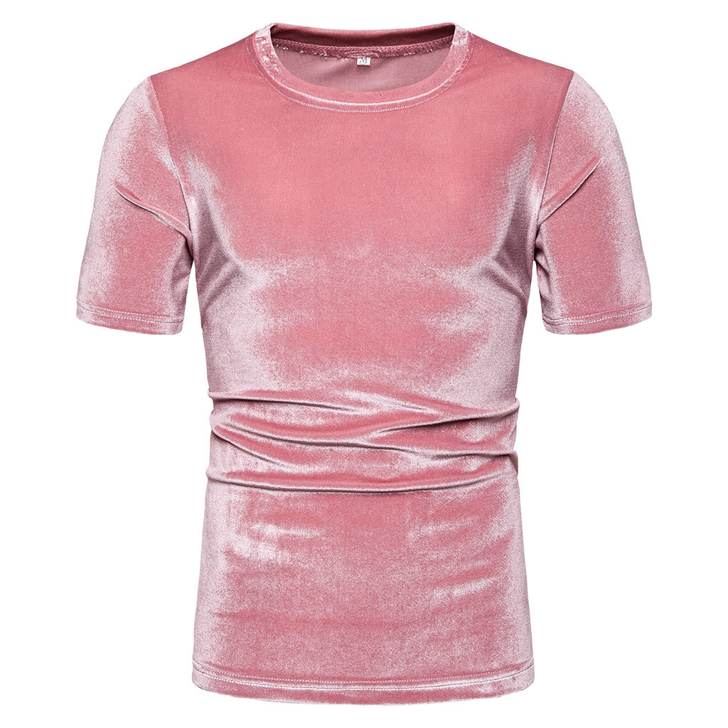 Kaus Beludru Pria High Street  - Summer Clothing Colors 2026 ulasan dan harga