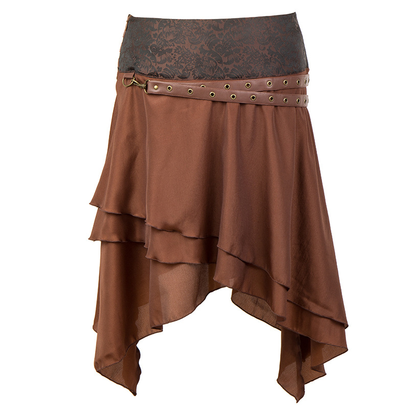 Rok Vintage asimetris saku kec - Summer Victorian Clothing ulasan dan harga
