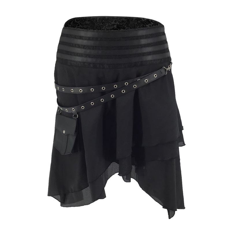 Rok Vintage asimetris saku kec - Summer Victorian Clothing ulasan dan harga