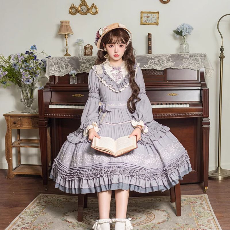 Gaun Lolita Kawaii Cos Jepang  - Summer Victorian Clothing ulasan dan harga