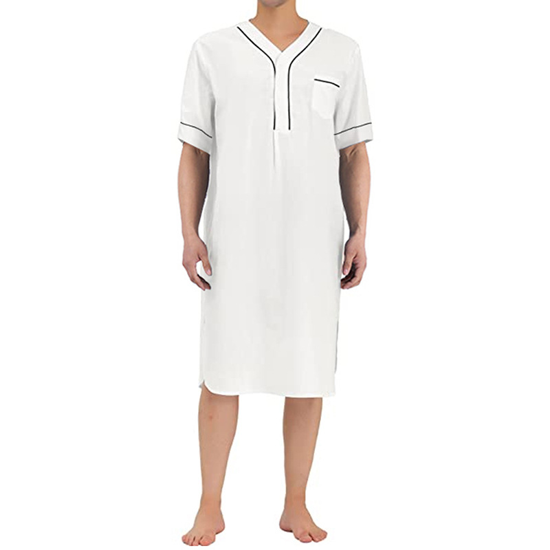 Gaun malam tipis lengan pendek - Summer House Clothing ulasan dan harga
