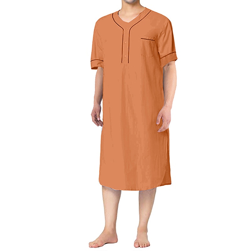 Gaun malam tipis lengan pendek - Summer House Clothing ulasan dan harga