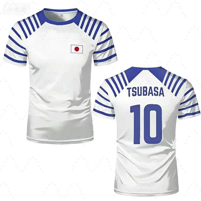 Kaus Pria Wanita Anime Captain - Japan Summer Clothing Women ulasan dan harga