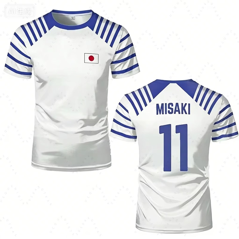 Kaus Pria Wanita Anime Captain - Japan Summer Clothing Women ulasan dan harga