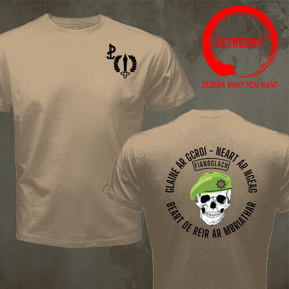 Desain Lucu Kemeja Militer Ten - Ireland Summer Clothing ulasan dan harga