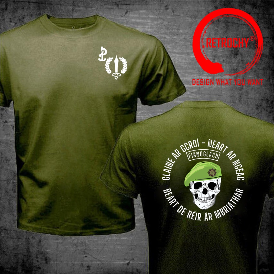 Desain Lucu Kemeja Militer Ten - Ireland Summer Clothing ulasan dan harga
