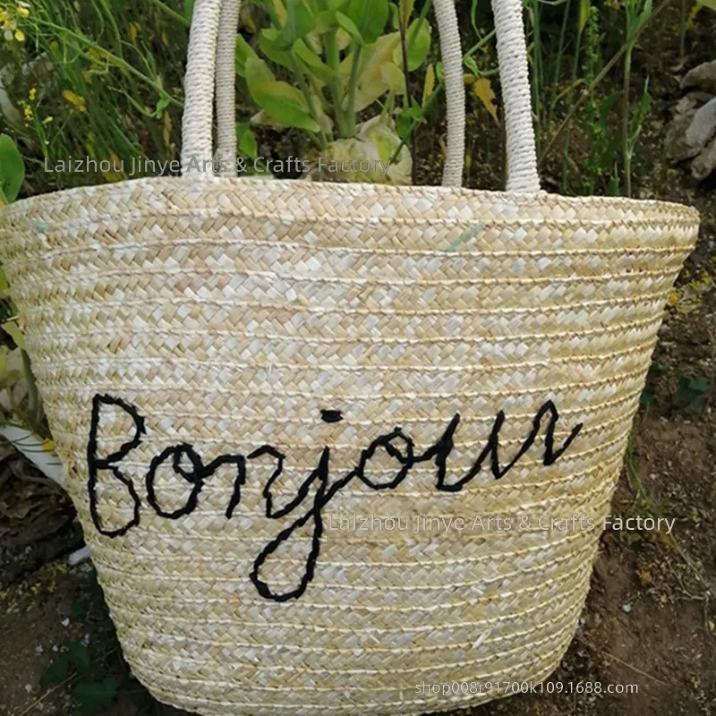 Tas Anyaman Jerami Gandum Bord - Beach Bag Straw ulasan dan harga