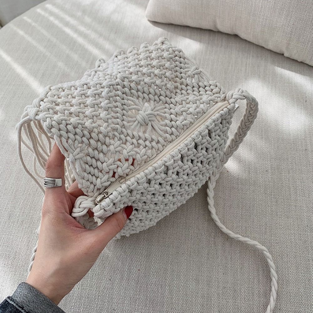 Tas Jerami Anyaman Gaya Etnik  - Beach Bag Straw ulasan dan harga