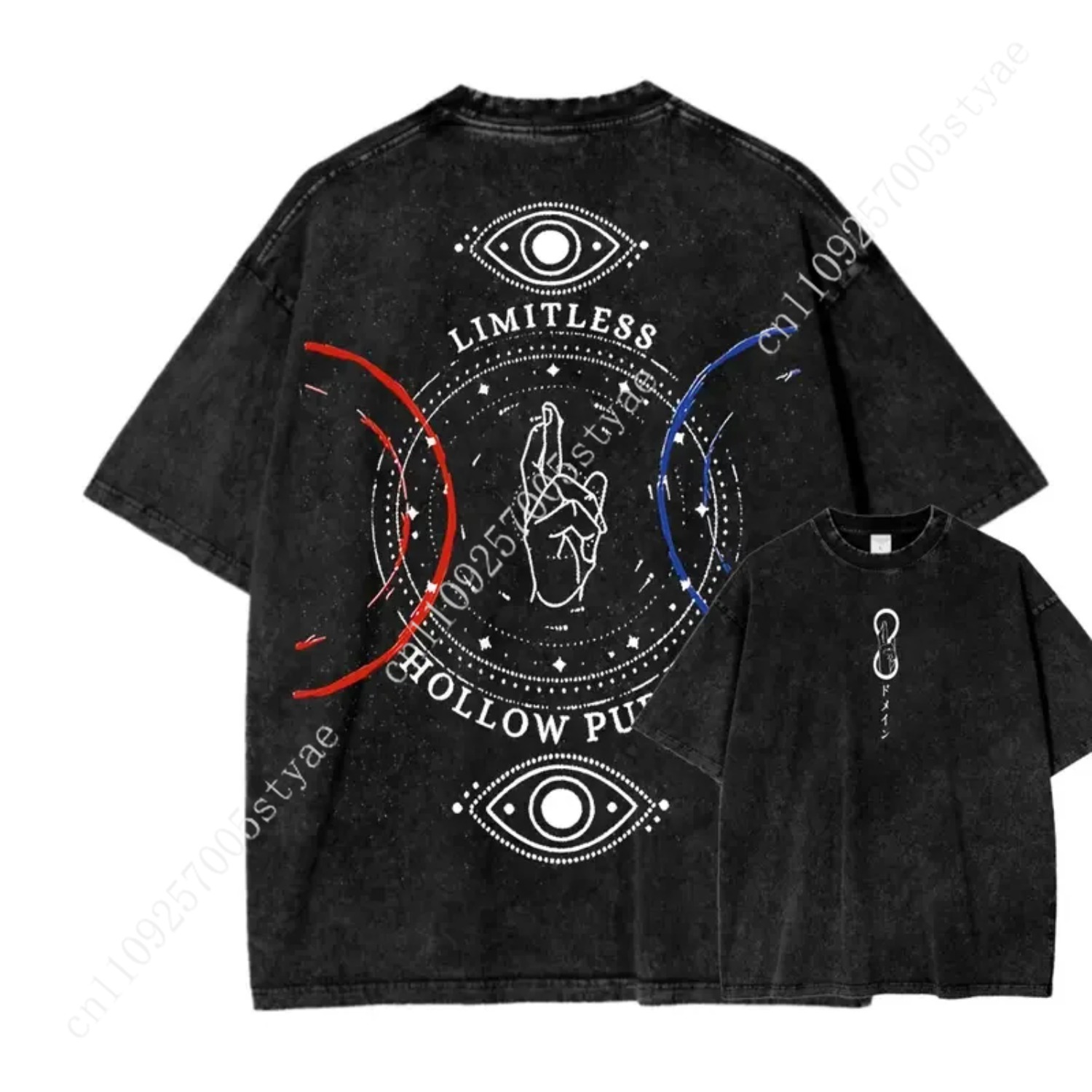 Kaos Print Anime Gojo Satoru P - Yours Summer Clothing ulasan dan harga