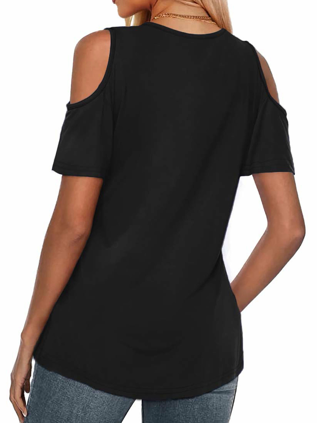 Kaus Gotik Gambar Grafis Kupu- - Summer Clothing Drop ulasan dan harga