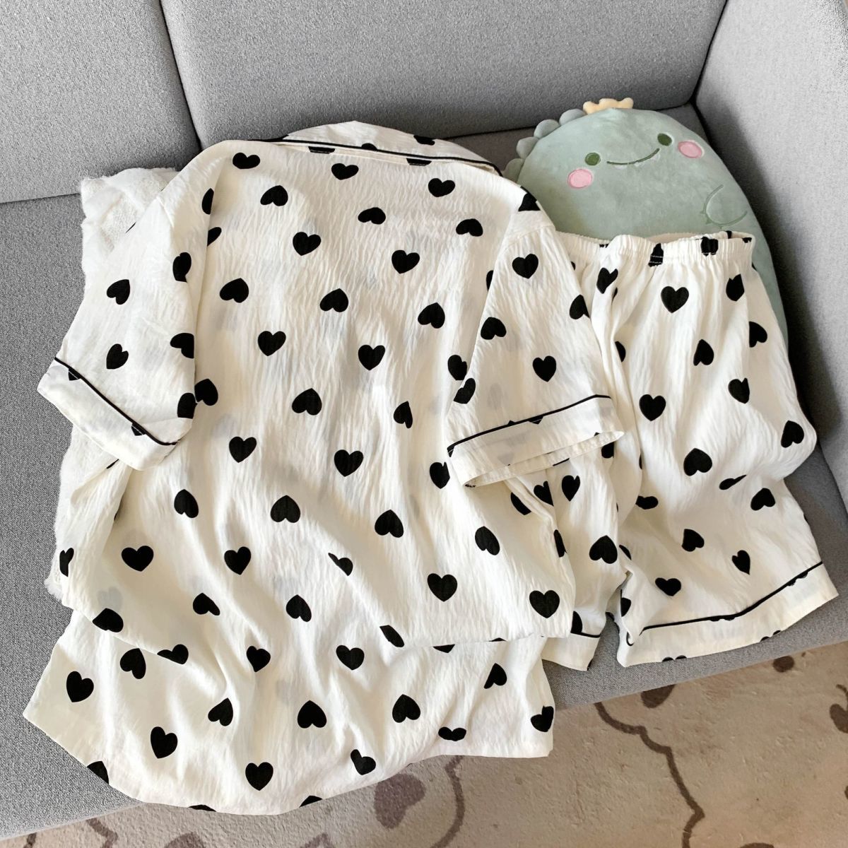 Piyama Tipis Musim Panas Wanit - Summer Clothing Sets Women ulasan dan harga