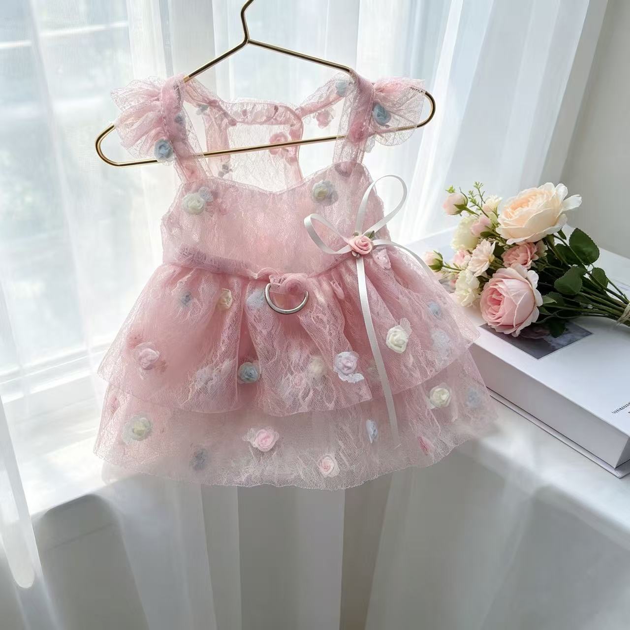 Gaun Bunga Mawar Tiga Dimensi  - Summer Rose Clothing ulasan dan harga