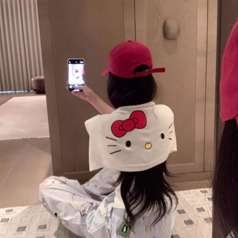 Selendang Pola Hello Kitty Bar - Summer Clothing Items ulasan dan harga
