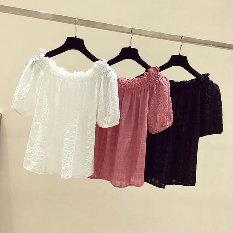 Rose Red blus sifon wanita, At - Summer Rose Clothing ulasan dan harga
