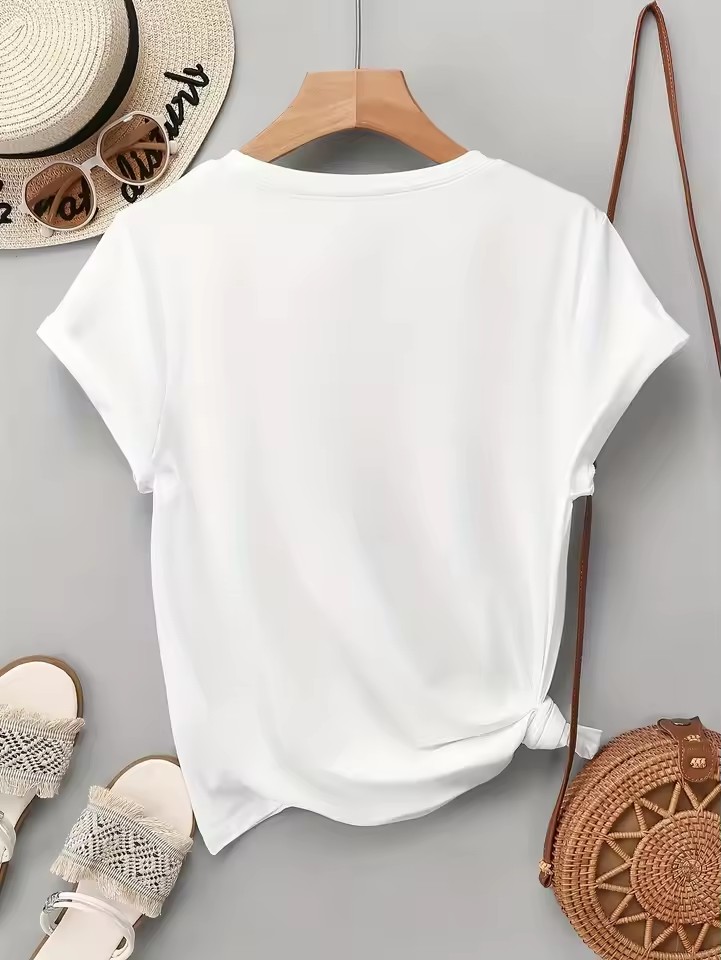 Kaos Grafis Fashion Cetak Pari - Summer Clothing In Paris ulasan dan harga