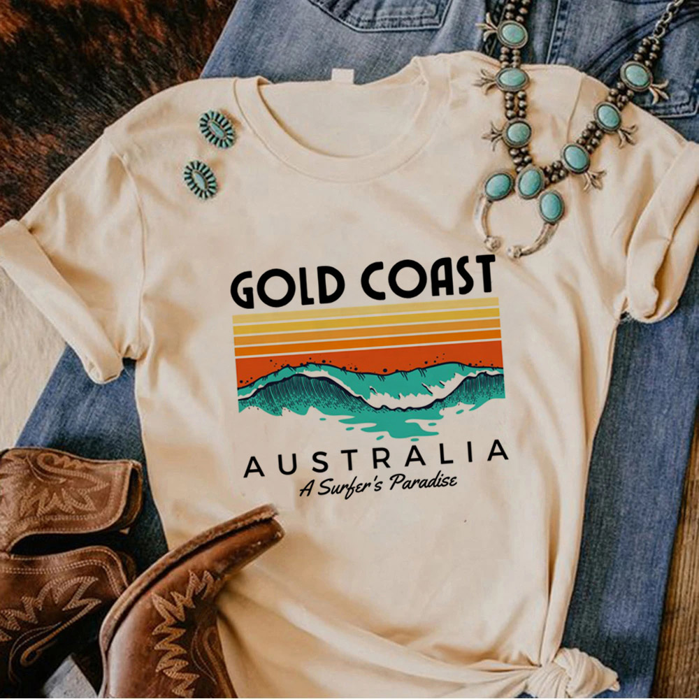 Kaus Australia kaus wanita ani - Summer Clothing Women Australia ulasan dan harga
