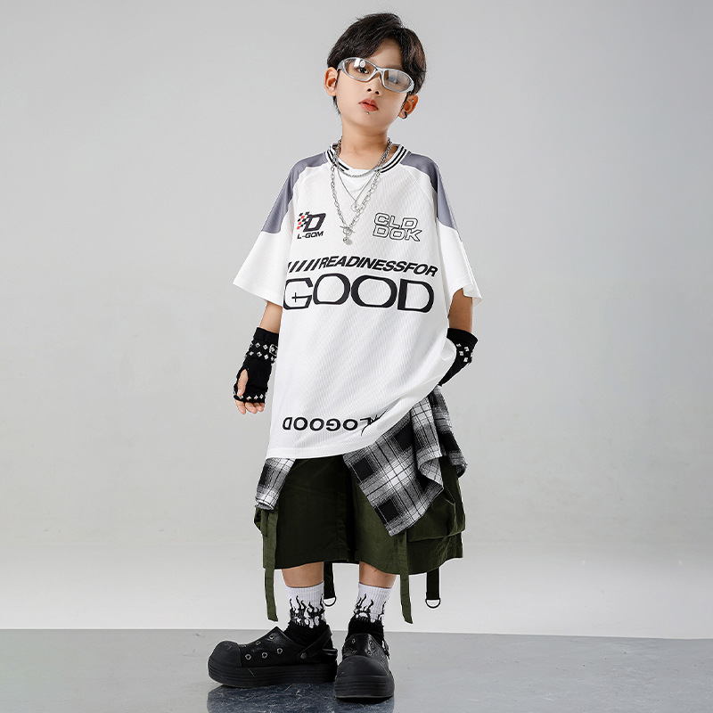 Pakaian Hip Hop Kpop Anak-anak - Summer Green Clothing ulasan dan harga