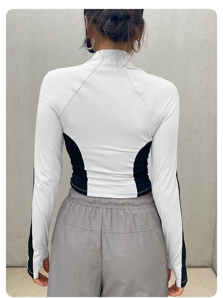 Pakaian Yoga Jaket Kerah Berdi - Summer Clothing Items ulasan dan harga