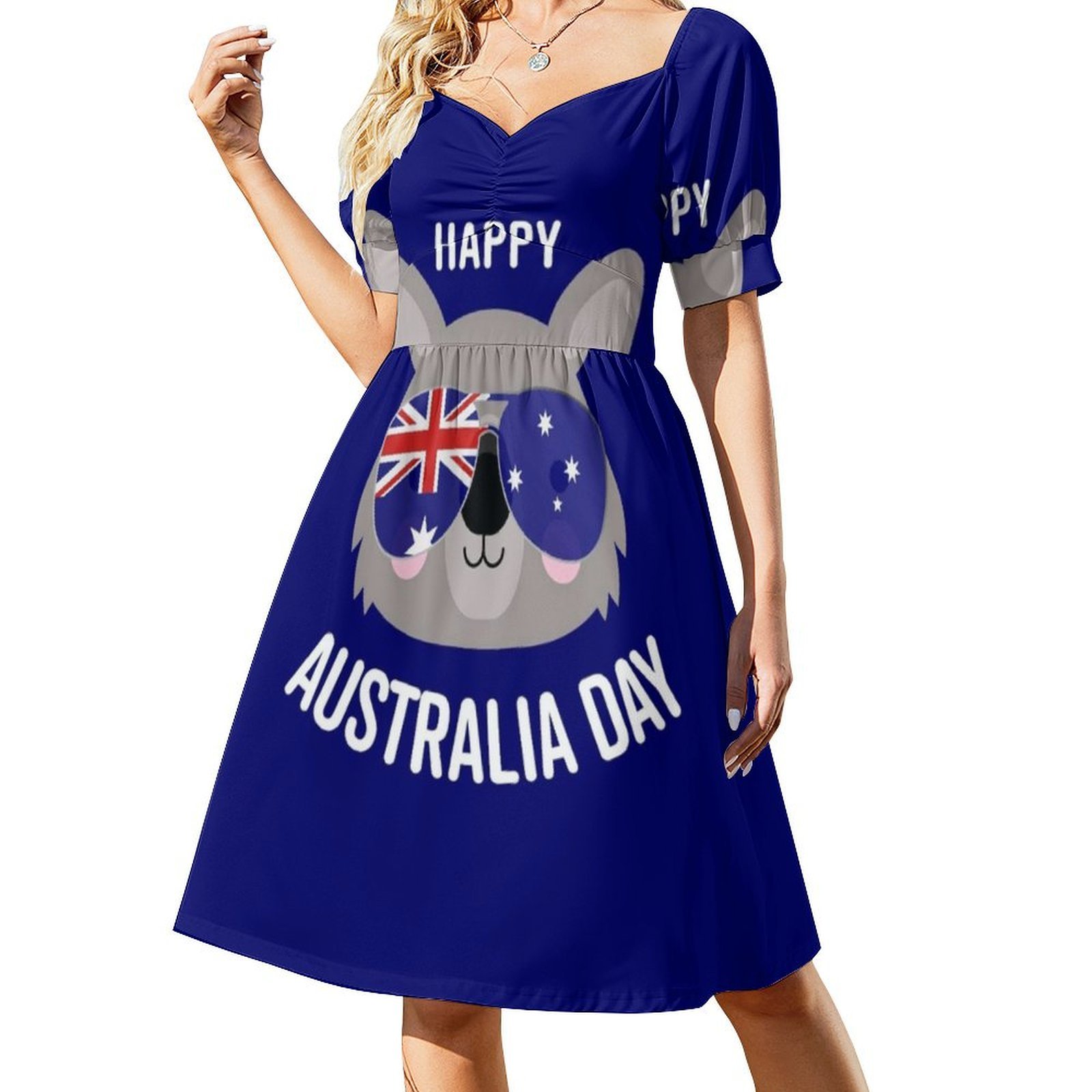 Selamat Hari Australia-Gaun Pe - Summer Clothing Women Australia ulasan dan harga