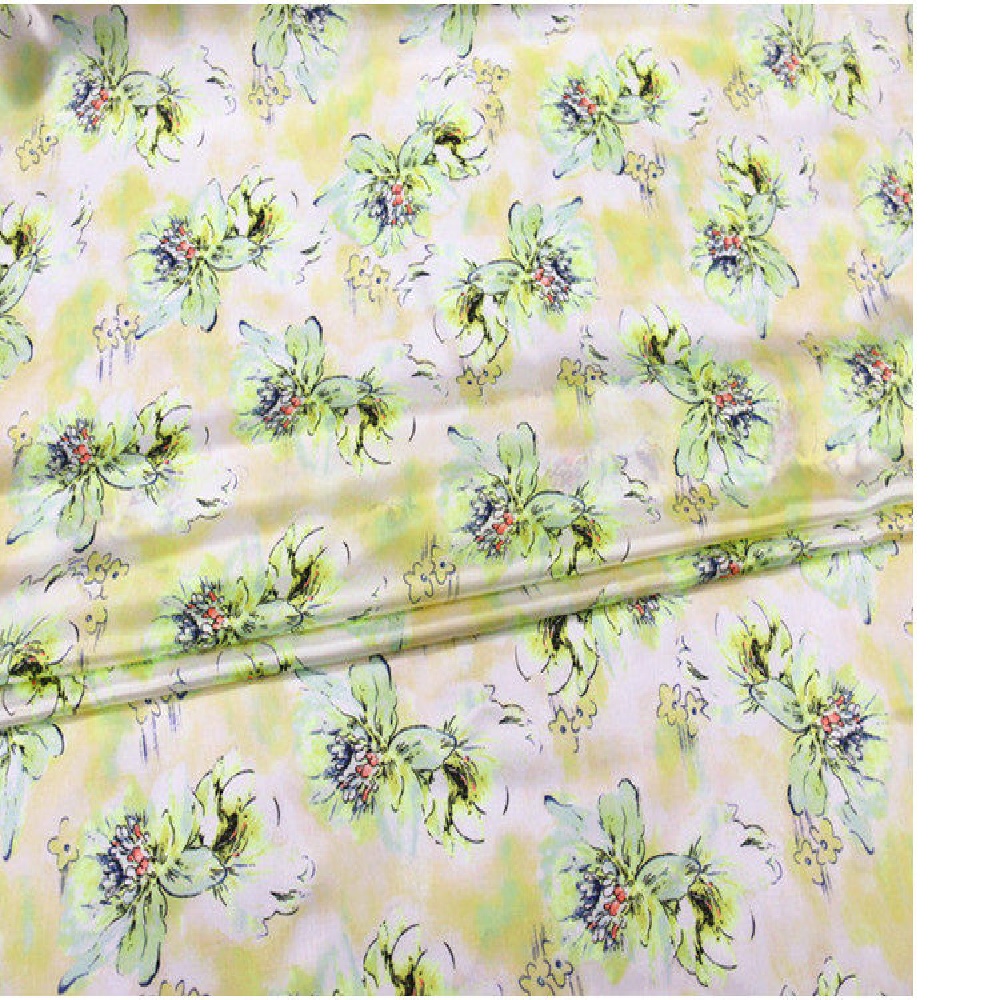Kain Satin Sutra Modern Berkil - Summer Green Clothing ulasan dan harga