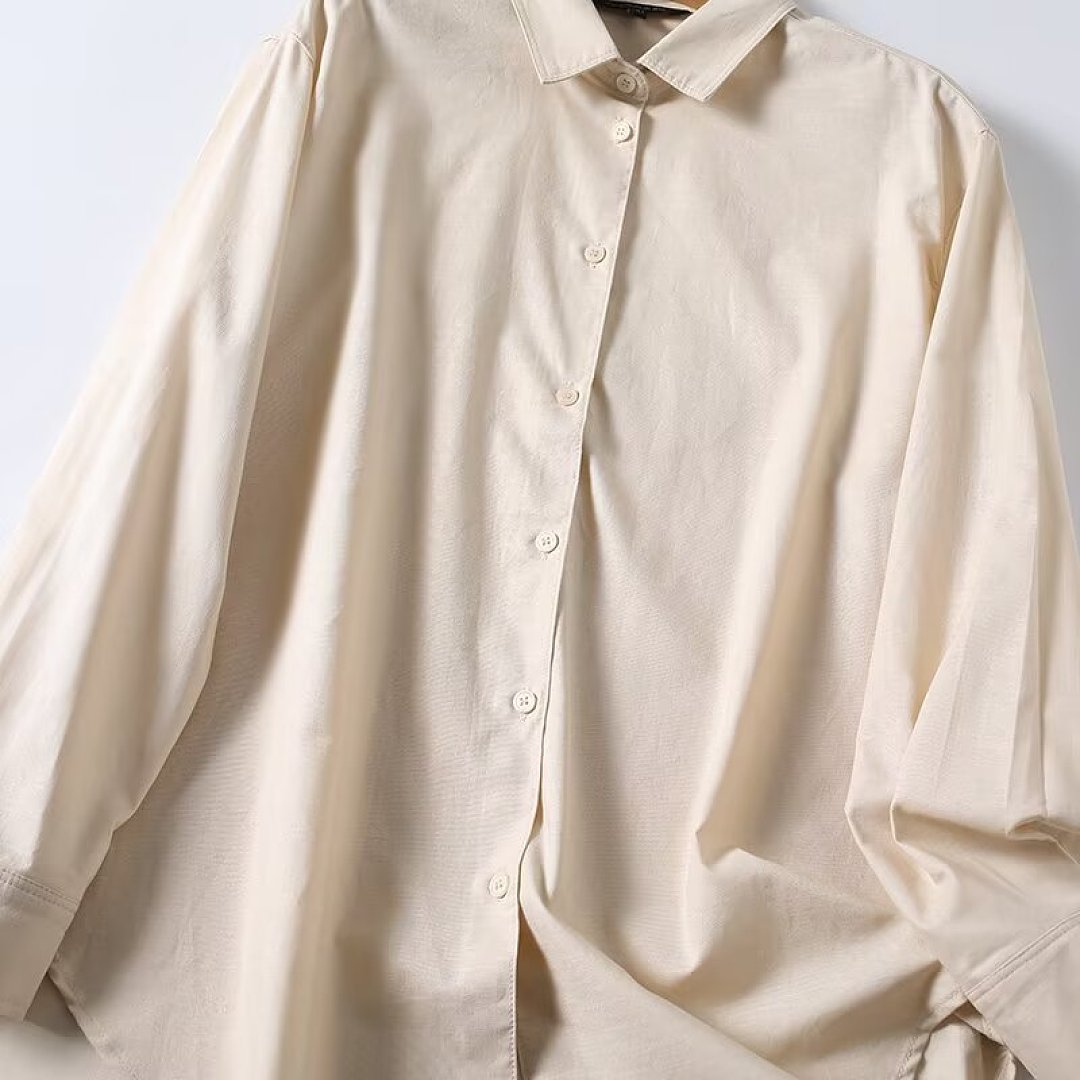 Maxdutti Kemeja Linen 70% Katu - Japan Summer Clothing Women ulasan dan harga