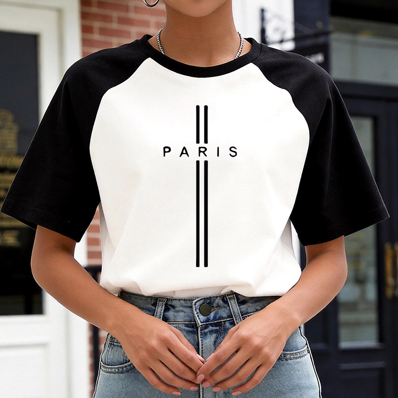 Kaos Gaya Korea Y2k 90an, Kaos - Summer Clothing In Paris ulasan dan harga