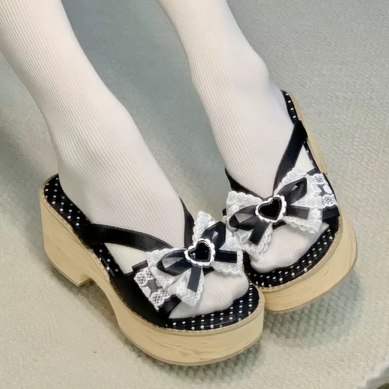 Sandal Platform Tebal Motif Ka - Summer Clothing Items ulasan dan harga