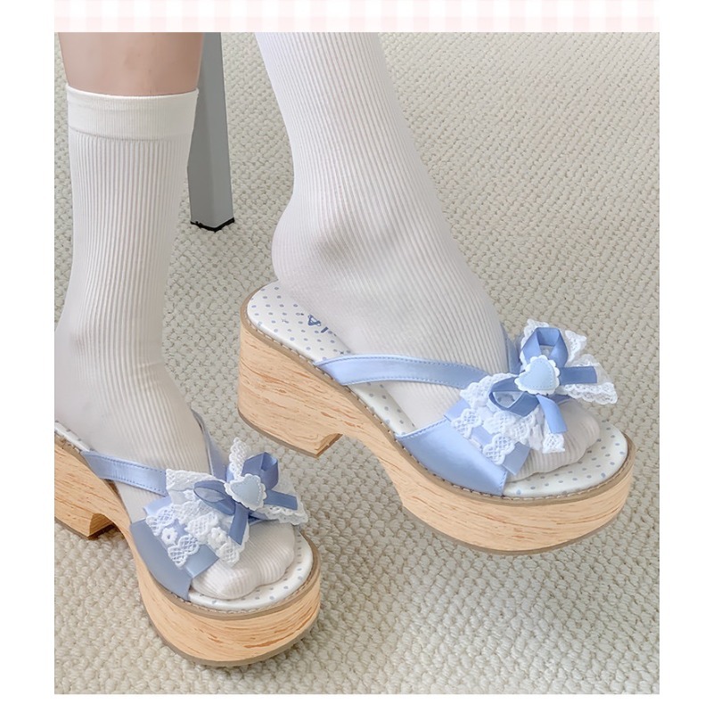 Sandal Platform Tebal Motif Ka - Summer Clothing Items ulasan dan harga